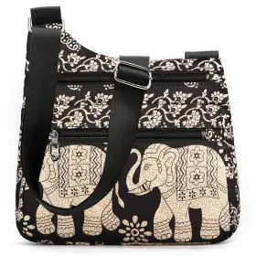 Stuoye 745679750008 Nylon Multi-pocket Crossbody Purse Bags For Women Travel Shoulder Bag