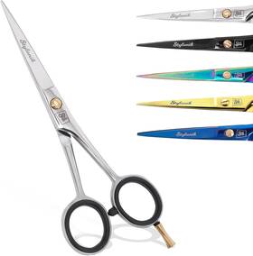 Stylonik Stk-cs-001 6.5-inch Stainless Steel Hair Cutting Scissors For Salon And Barber Use