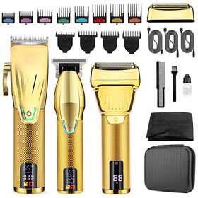 Sunnow 362-gold Hair Clippers For Men Professional Cordless Beard Trimmer 3 In 1 A