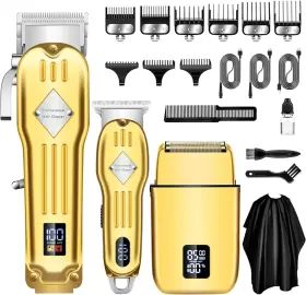 973-gold Sunnow Hair Clippers Professional Cordless For Men Beard Trimmer Trimme