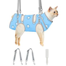 Supet Hammock-86-1-cat-m Cat Grooming Hammock Soft Fabric Nail Clipper Self-... Fast Ship