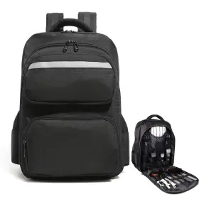 Xr-2032 Supkb Large Barbers Bags For Clippers And Supplies Makeup Backpack Bag Organizer Fo
