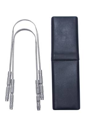Surgiskill B0d3vdypgc Tongue Scraper For Adults Twin Pack With Easy To Carry Case Cleaner