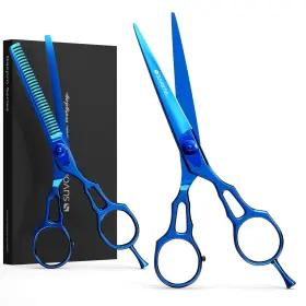 Suvorna 810899020030 Hair Cutting Scissors Professional With Thinning Shears For 2