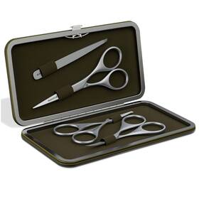 Suvorna 810899021990 Premium Beard And Mustache Set With Scissors For Men - Facial Hai