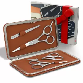 Suvorna 810899022010 Premium Beard And Mustache Scissors Set/kit With For Men - Groom Suvorna 810899022010 Premium Beard And Mustache Scissors Set/kit With For Men - Groom