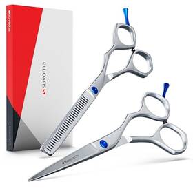 Suvorna 810899022287 Hair Cutting Scissors With Thinning Shears For 6.5 Inch Japanese S
