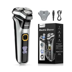 Rs9006 Sweker Electric Razor For Men Rechargeable Shaver With Pop-up Tr... Fast Ship