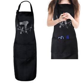 Synhhergyx 642089 1 T2qxtmzwv Hair Stylist Apron With 3 Pockets Cutting Rhinestone Tools W