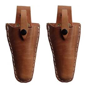 Syooy Syo-yy-lph02 2 Pcs Leather Pruner Holster Hanging Pouch With Safety Lock For Pliers Pruner