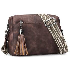 Sytrah Sys212c021-03 Crossbody Bags For Women Lightweight Medium Purse Soft Leather Pu