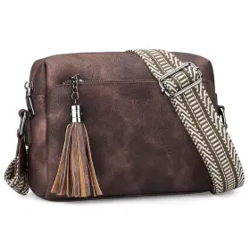 Sys212c021-03 Sytrah Crossbody Bags For Women Lightweight Medium Purse Soft Leather Pu