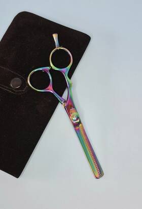 Tamsco B548l Left Handed Thinning Shear 5.5 Inch Plasma Rainbow