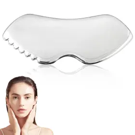 Gua-steel-s1 Tangzhifeiyue Guasha Tool For Face Stainless Steel Metal Gua Sha Facial Tools Body Lym