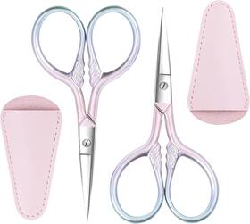 Tashow Ts-ssb-1 2 Pcs Eyebrow Scissors For Women Professional Grooming Mini With Stain
