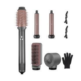 Techmeri Mr-fs01-nb2 Air Styler Hair Dryer Brush - 5 In 1 Auto Wrap Hot ... Fast Ship