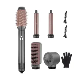 Mr-fs01-nb2 Techmeri Air Styler Hair Dryer Brush - 5 In 1 Auto Wrap Hot ... Fast Ship