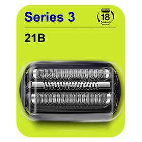Teeyso 21b-s3 Series 3 Replacement Head For Braun Electric Shaver -21b- Compatible With Bra