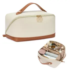 Tlb0223201 Telena Leather Make Up Bag Portable Travel Makeup Waterproof Cosmetic