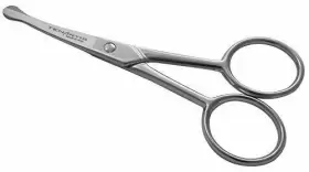 Tenartis 056364671365 Beard Mustache Ear And Nose Scissors With Curved Blades - Made In Italy