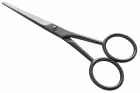 Tenartis 056364671747 4.5 Inch Stainless Steel Beard And Mustache Scissors - Made In Italy