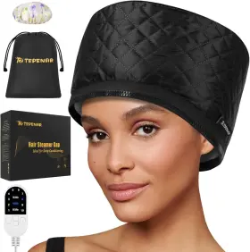 Tz-001 Tepenar Hair Steamer Cap Deep Conditioning Heat 10-level Temp Timer Settings Tz-001 Tepenar Hair Steamer Cap Deep Conditioning Heat 10-level Temp Timer Settings