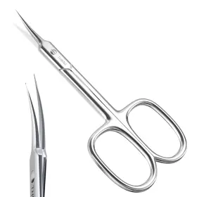 Thrau 610452646048 Cuticle Scissors Extra Fine For Manicure And Pedicure Classic Silver