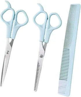 Tikmoon 445008084066 Hair Cutting Shears Set With Professional 6.7inch Shear Tikmoon 445008084066 Hair Cutting Shears Set With Professional 6.7inch Shear