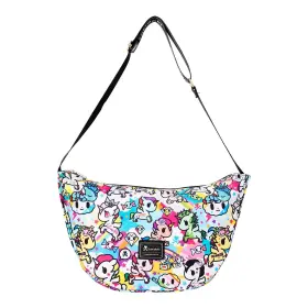 Thf41288-tk Tokidoki Crescent Bag For Women Unicorno Nylon Crossbody Dumpling Cross B