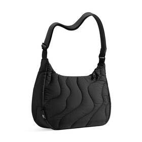 Tomtoc T34m1d1 9l Puffer Sling Crossbody Bag For Women Trendy Nylon Quilted Crescent