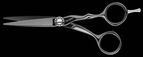 Tondeo 90019 Mythos Offset Conblade 6.0 Hairdressing Scissors Black