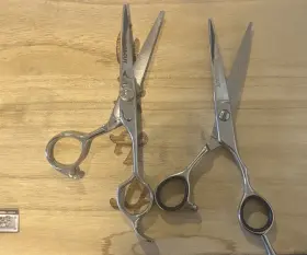 Tna-55 Toni&guy Keiki Bam1 5.5 Silver Stainless Steel Hair Scissors Shears