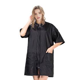 Toptie Salh-dk85622 Black-l Hair Grooming Smock Jacket Haircut Cape Apron Vest For Dog Groomers N