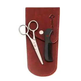 Torbinsfamily 782290793977 Beard Scissors Small And Comb With Case - Kit For Men Gift Set Trimming