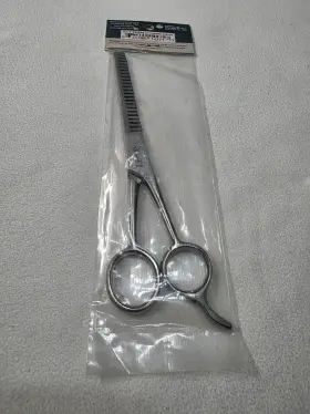 68976 Tough-1 Stainless Steel Thinning Scissors And Shears Silver Hair