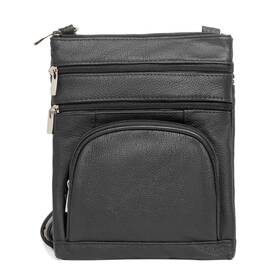 Tovoso 850039214592 Crossbody Bag For Women Genuine Leather Multi-pocket Purse With Adjus