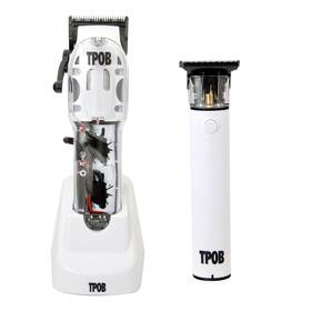 Tpob Slime2 White Slime 2 Splatt Clipper Trimmer Set Barber Hair Clippers For Men 68