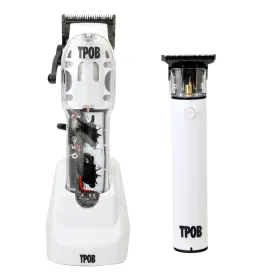 Slime2 Tpob White Slime 2 Splatt Clipper Trimmer Set Barber Hair Clippers For Men 68