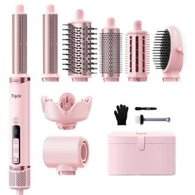 Tqcir 850066337639 8-in-1 Professional Hot Air Styler&hair Dryer Brush Powerful Multi-styler Wi