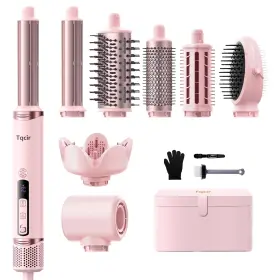Tqcir 850066337639 8-in-1 Professional Hot Air Styler&hair Dryer Brush Powerful Multi-styler Wi