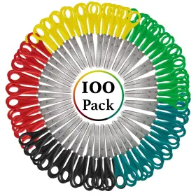 Ss7879 Trail Maker 25 Pack Scissors 5 Inch Blunt Tip Kids Safety Bulk Of Perfect