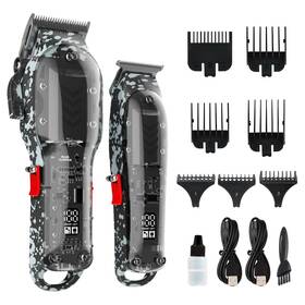 Tuanchuanrp 717206927665 Professional Hair Clippers For Men Cordless Barber Kit Cutting And Gr