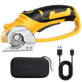 Tulywood Jd011 Cordless Electric Fabric Scissors Cardboard Box Heavy Duty Scissor Recharge