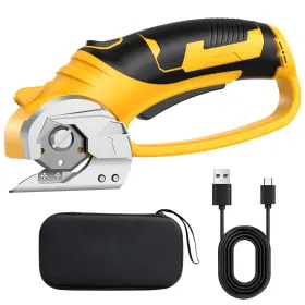Jd011 Tulywood Cordless Electric Fabric Scissors Cardboard Box Heavy Duty Scissor Recharge