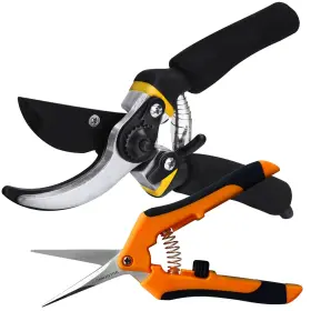Yb-szjd8 Ubgn 2 Pack Garden Pruning Shears Stainless Steel Blades Handheld Pruners Set