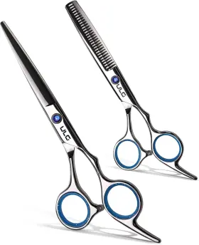 Ulg81 Ulg 445027318319 Hair Cutting Scissors Thinning Shears Kit Professional Barber Hairdressing T