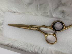 Ulg H20838wk-6.0 Gold 6 In Stork Styling Scissors Stainless Steel Detachable Rest H20838wk