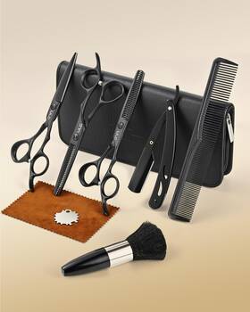 Ulg Ughc04-6cr1304a-bk1p-us Hair Cutting Scissors Set Professional Thinning For All