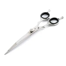 Ultra Shears 964001298069 7 Inch Curved Professional Pet Grooming Scissors Two Finger Rests