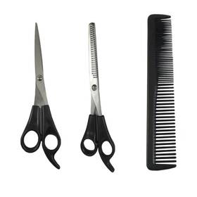 Unbrandd Hsl00245 3 Pcs Hair Cutting Scissors Shears Kit Stainless Steel